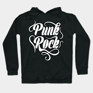 punkrock text typography Hoodie